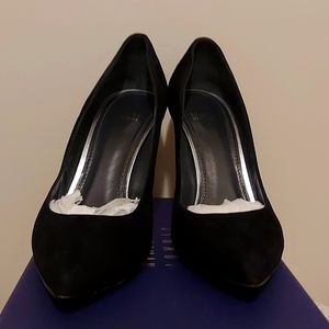 Stuart Weitzman suede pumps, size 9.5, black